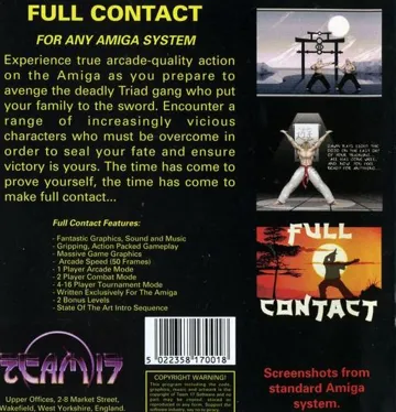 Full Contact_Disk2 box cover back